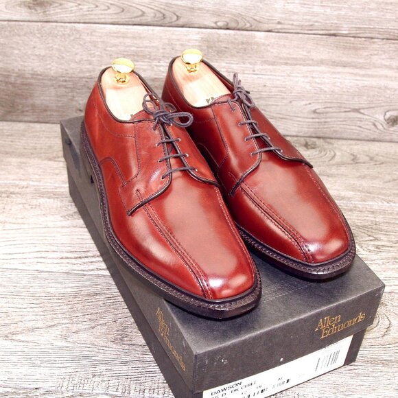 * NIB * $395 Allen Edmonds DAWSON 8.5 D Chili * Factory 2nds * add $15 new Trees main image 7